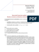 2018-2019 - FP - Seminar 7+8 - Venituri Publice - APLICATII PDF