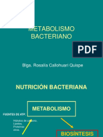 7ta Clase-. - Metabolismo Bacteriano
