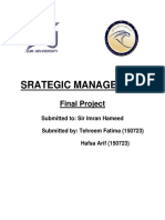 Srategic Management: Final Project