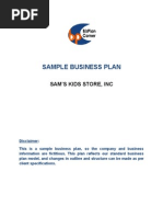 Download Retail Kids Wear Store Business Plan by Mirza Shakeel SN40968590 doc pdf