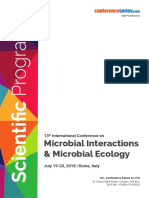 Microbial Interactions 2018 Sceintific Program