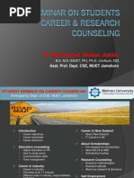 Seminar On Students Career & Research Counseling