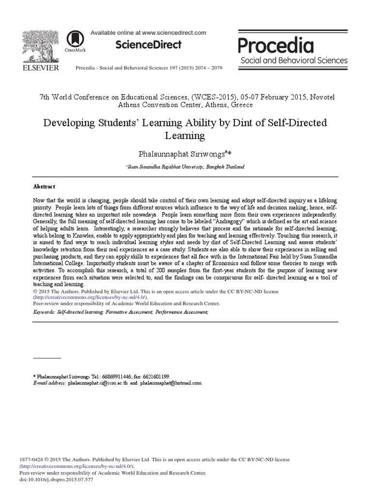 Definition of Research and Its Importance (Creswell, 2012) PDF