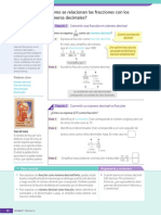 U1-SEC2-L6 Cómo Se Relacionan Las Fracciones Con Los Números Decimales