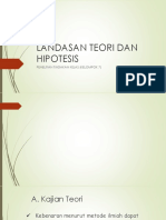 Landasan Teori Dan Hipotesis Kelompok 7 PTK