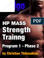 Strength Trainng: Program 1 - Phase 2