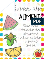 chasse aux aliments