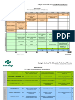 Mapa Curricular Seguridad Higiene Proteccion Civil