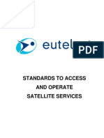 Standards To Access and Operate Satellite Services