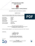 Certificado Militar