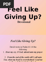 Download Feel Like Giving Up Devotional by davidferguson61 SN4097013 doc pdf
