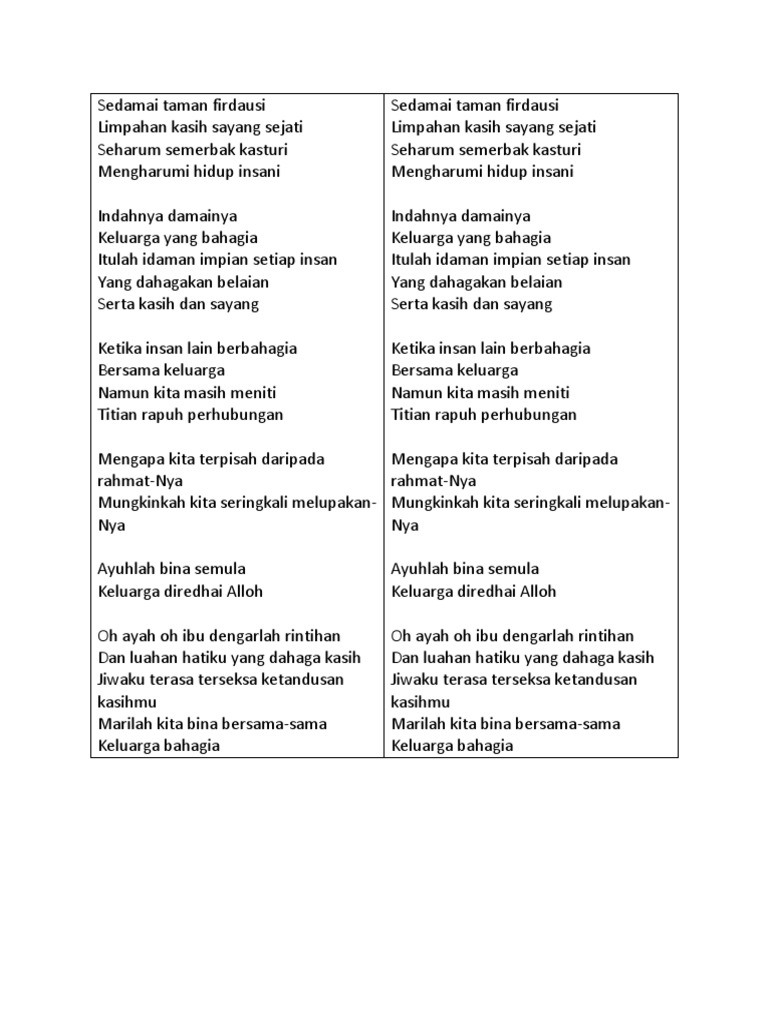 Sedamai Taman Firdausi Pdf