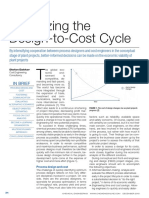 Optimizing The Design To Cost Cycle