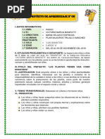 Proyecto "Las Plantas de mi Jardín Escolar" | PDF | Plantas | Flores