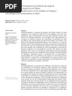 A alegoria e seus problemas