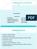 Struktur Modal Dan Leverage