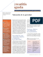 Pancreatitis Aguda: Valoración de La Gravedad