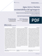 Alexander Panez, Pablo Mansilla & Andrés Moreira - Agua, Tierra y Fractura Sociometabólica Del Agronegocio. Actividad Frutícola en Petorca, Chile PDF