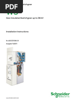 Schneider WS-G 33kV Gas Insulated Switchgear | PDF | Transformer ...