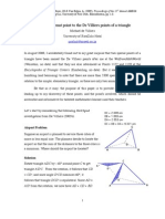 From the Fermat points to the De Villiers points of a triangle