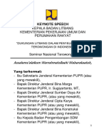 Print - Keynote Sppech Kaba - Seminar Nasional Terowongan