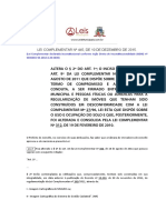 Lei Complementar 445 2015 de Joinville SC