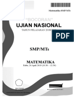 Bocoran Soal UN Matematika SMP 2019 (Pak-Anang - Blogspot.com)