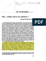 BALIBAR, Étienne - Mao - Critique Interne Du Stalinisme