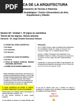 Teoría de Los Signos en Arquitectura
