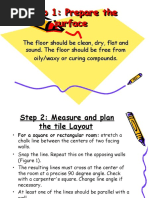 Installing Marble Floor Tiles Guide | PDF | Tile | Flooring