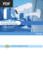 Front End Technology: VIVOTEK Training Module