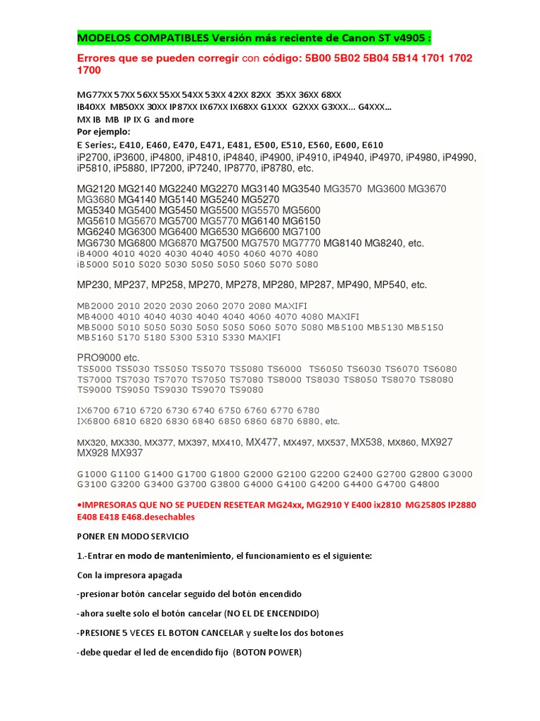 Canon service tool 4905 st4905 con keygen free