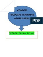 Contoh Proposal Pendirian Apotek Baru