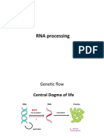 Central Dogma & RNA Processing