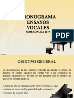 Cronograma 1er Semestre Ensayo Vocal