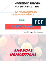 Universidad privada San Juan Bautista: Anemia hemolítica