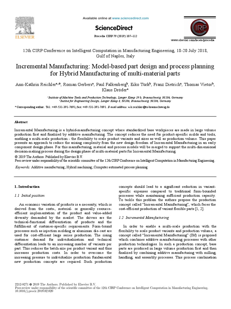 Sciencedirect Sciencedirect Sciencedirect Descargar gratis PDF 3 D