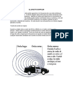 El efecto Doppler: corrimiento de frecuencia por movimiento