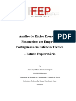 Análise de Rácios Económico Financeiros em Empresas Portuguesas em Falência Técnica - Estudo Exploratório