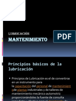 Principios básicos de la lubricación y clasificación de lubricantes