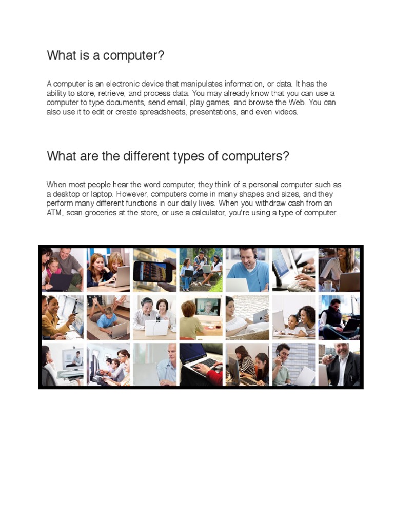 Computer Notes | Download Free PDF | Personal Computers | Mac Os