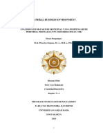 Analisis Faktor Eksternal yang Mempengaruh