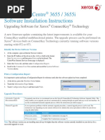 Upgrade Instructions WC3655 WC3655i R16 09