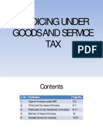 Invoicing Under Goods and Service TAX