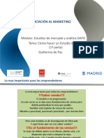 C Mo Hacer Un Estudio de Mercado 1 Parte PDF