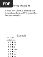 Understanding CFG: Terminals & Non-terminals | PDF | Cognitive Science ...