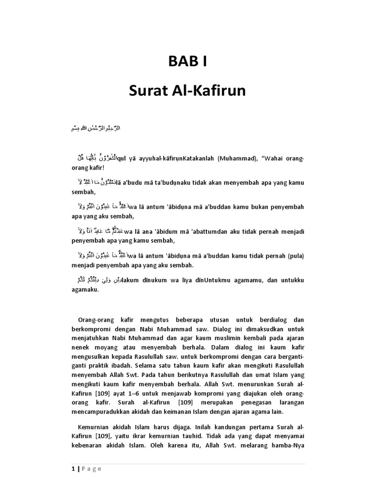 Download 80+ Contoh Surat Surat Al Kafirun Yang Menjelaskan Tentang Toleransi Terbaru Gratis