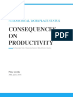 Consequences On Productivity Ethnographic