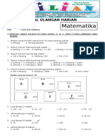 Soal Matematika Kelas 3 SD Bab Luas Dan Keliling Dan Kunci Jawaban