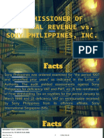 Commissioner of Internal Revenue v. Sony Philippines